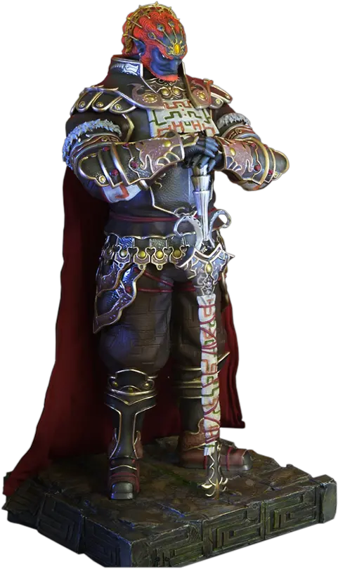 Download Hd Ganondorf Polystone Statue Legend Of Zelda Twilight Princess Ganondorf Master Arts Statue Png Ganondorf Png