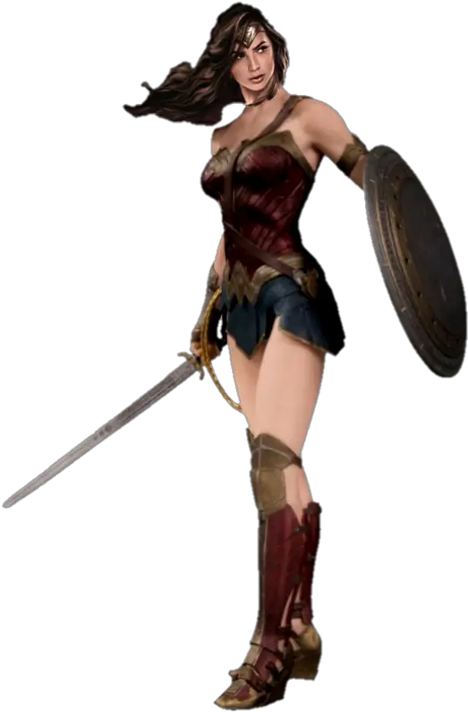 Wonder Woman Gal Gadot Statue Justice League Wonder Woman Statue Png Gal Gadot Png