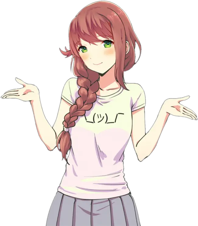 Download Ddlc Doki Doki Luterature Club Monikassshit Monika Ddlc Png Sayori Png