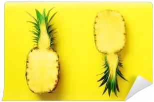 Fresh Half Sliced Pineapple Sliced Pineapple In Half Png Pineapple Transparent Background