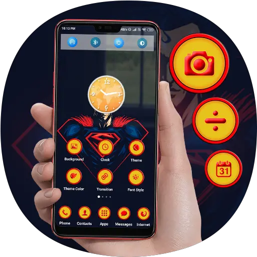 Superman Launcher Apk 10 Download Apk Latest Version Camera Phone Png Avast Safe Zone Icon