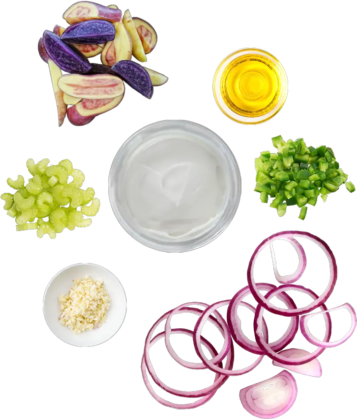 Hampton Creek Recipes Potato Salad Allergy Free Red Onion Png Potato Salad Png