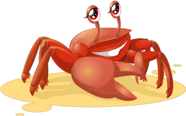 Tube Mer Océan Crabe Png Dessin Sea Crab Clipart Freshwater Crab Crab Clipart Png
