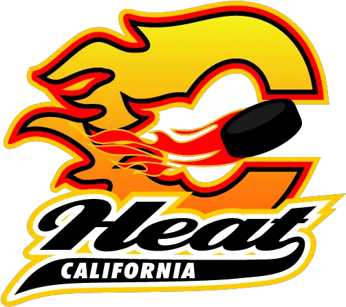 California Heat La Jr Kings Attain Usa Hockey Model California Heat Hockey Logo Png Heat Logo Png