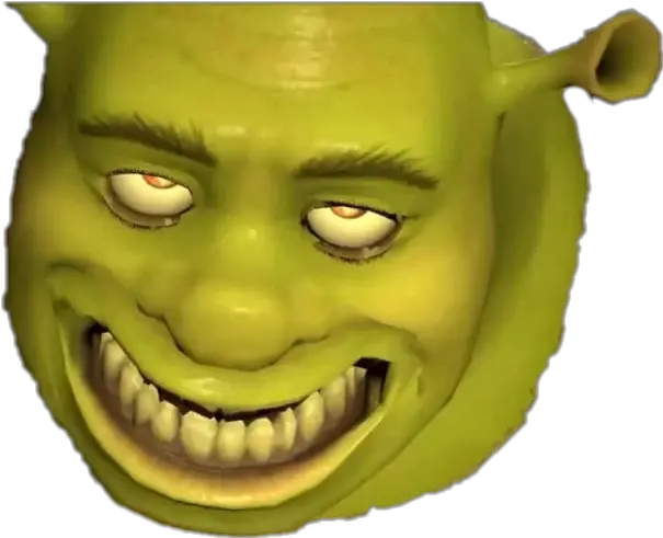 Shrek Sticker By Marsh Shrek Meme Face Png Shrek Face Transparent