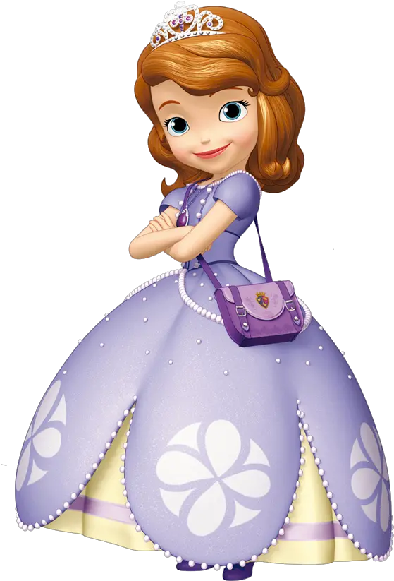Check Out This Transparent Sofia The First With Shoulder Bag Png