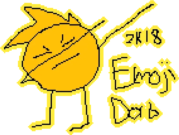 Pixilart False Emoji Dab 2k17 By Anonymous Happy Png Dab Emoji Png