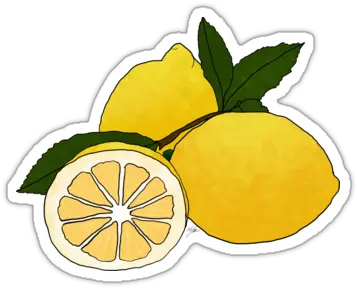 Image Result For Lemon Stickers Tumblr Png Tumbler Aesthetic Lemon Sticker Png Lemon Png