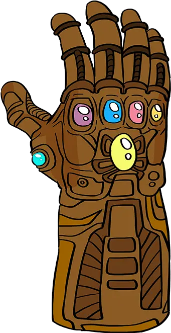 How To Draw The Infinity Gauntlet From Avengers Really Draw The Infinity Gauntlet Step Png Infinity Gauntlet Logo