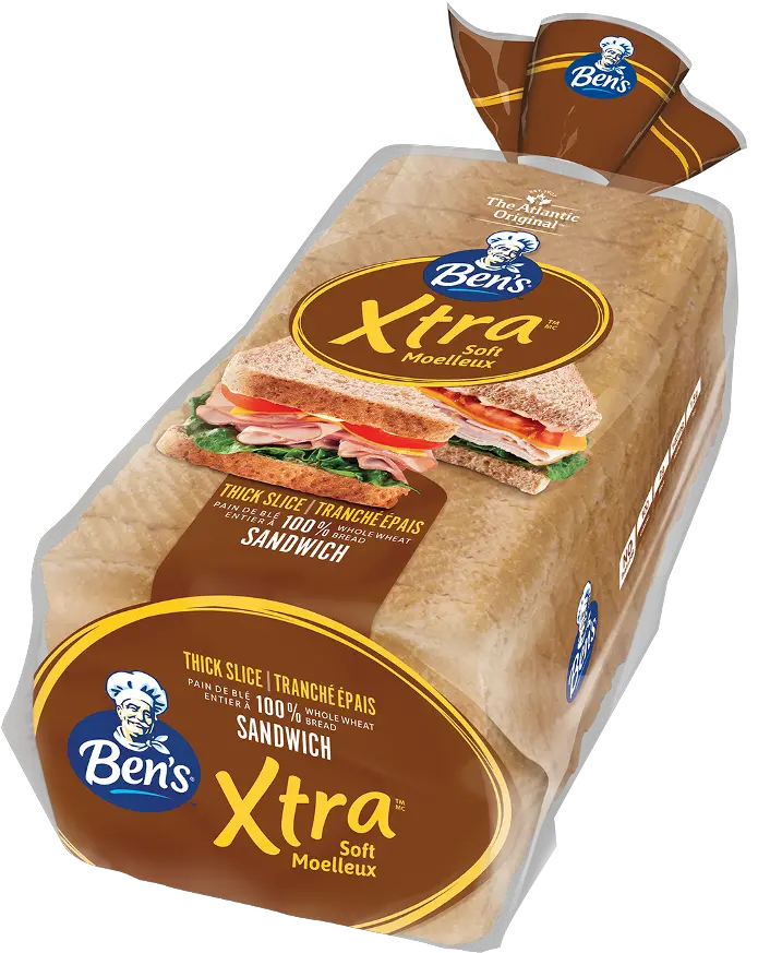 Benu0027s Xtra Sandwich Wheat Thick Bread Bens Thick Slice Wheat Bread Png Bread Slice Png