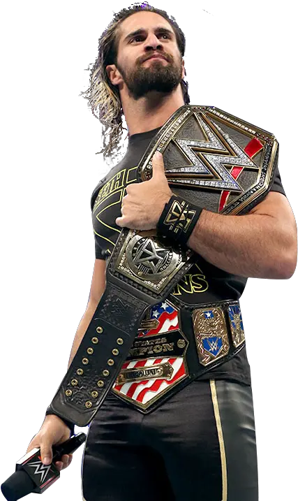 Seth Rollins Transparent Background Wwe United States Championship Belt Png Seth Rollins Transparent