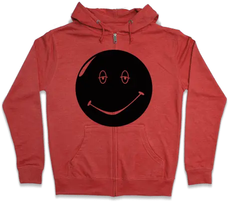 Download Dazed And Confused Stoner Smiley Face Zip Hoodie Hoodie Png Confused Face Png