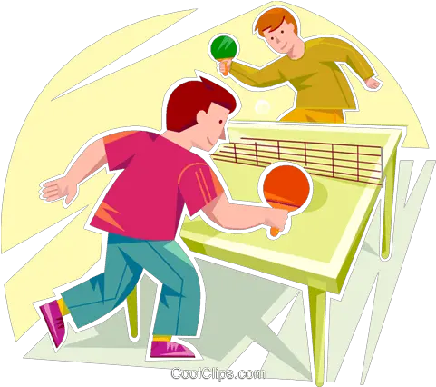 Boys Playing Ping Pong Royalty Free Vector Clip Art Ping Pong Clip Art Png Ping Pong Png