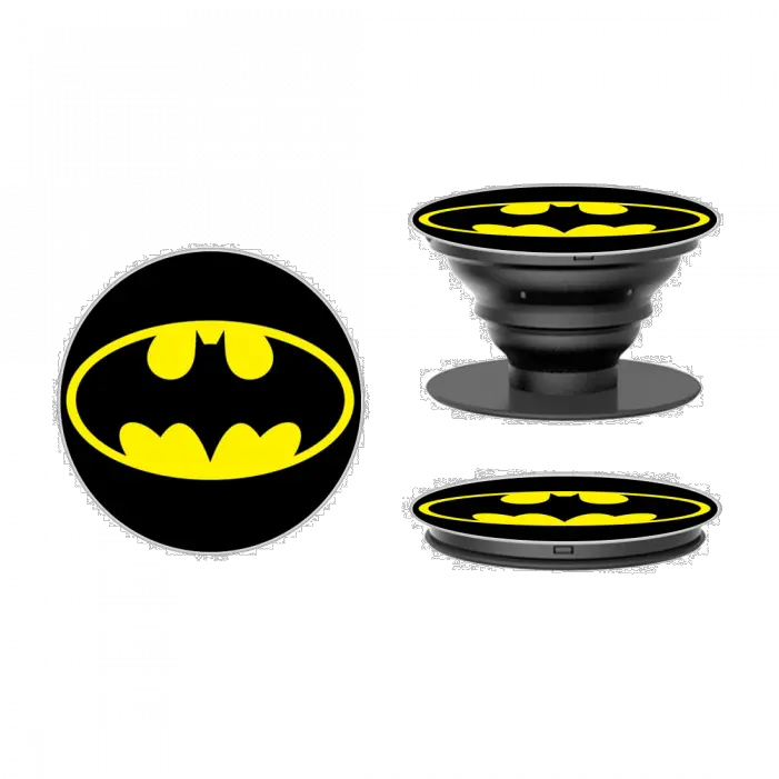 Batman Logo Printed Black Mobile Holder Png Images Of