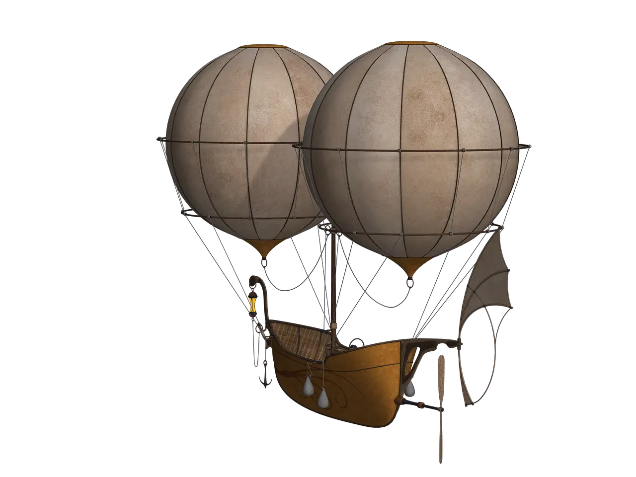 Hot Air Balloon Aircraft Free Image On Pixabay Steampunk Hot Air Balloon Png Up Balloons Png