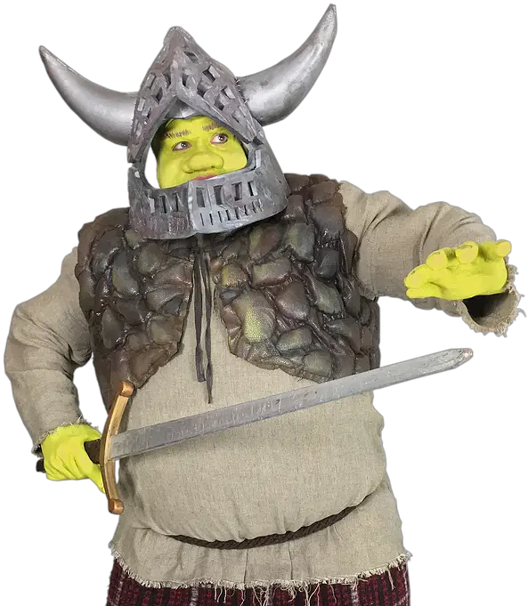 Charades Theatrical Costume Hire St Helens Shrek With Armor Png Shrek Head Png