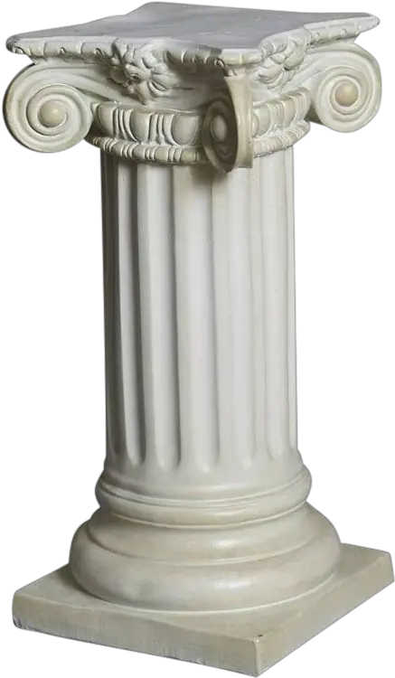 Greek Style Plaster Pedestal Or Column Greek Pedestal Png Greek Column Png