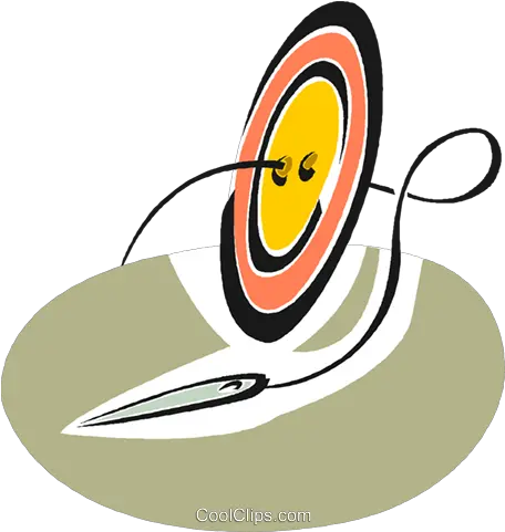 Needle Thread And Button Royalty Free Vector Clip Art Clipart Needle Button Png Needle And Thread Png