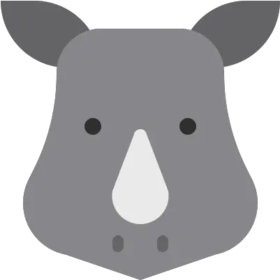 Rhino Animal Free Icon Of Flat Rhino Png Icon Rhino Icon