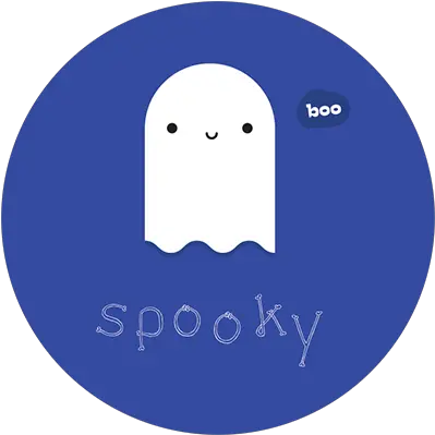 Package Spookyelement Label Png Spooky Ghost Png