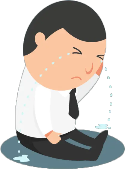 Crying Cartoon Sadness Crying Man Png Download 490629 Cartoon Crying Man Png Sad Man Png