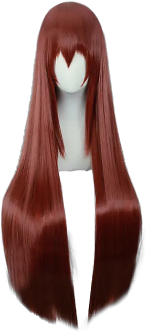 Makise Kurisu Wig Lace Wig Png Giorno Hair Png