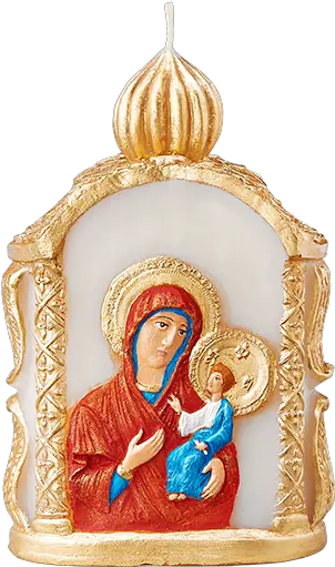 Madonna And Child Jesus Candle Religious Item Png Double Tap Icon