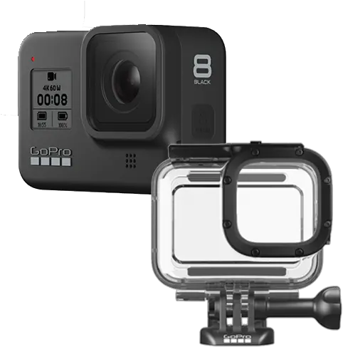 Gopro Hero8 Black And Protective Case Gopro Case Png Gopro Png