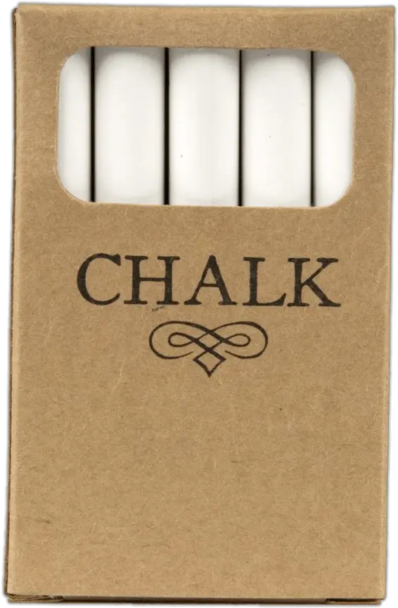 Little Box Of Writing Chalk Transparent Box Of Chalk Png Chalk Png