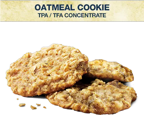 Tpa Tfa Oatmeal Cookie Concentrate Chocolate Chip Oatmeal Cookie Png Biscuit Transparent