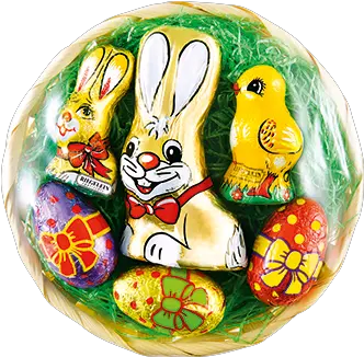 Easter Basket 92g U2013 Riegelein Confiserie Gift Basket Png Easter Basket Transparent