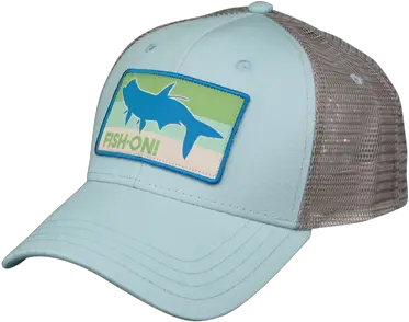 Fish On Tarpon Hat Various Colors For Baseball Png Icon Caps