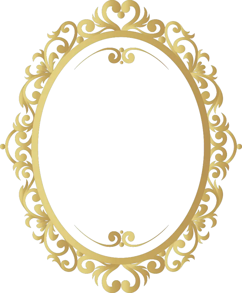 Frame Redondo Vermelho Png