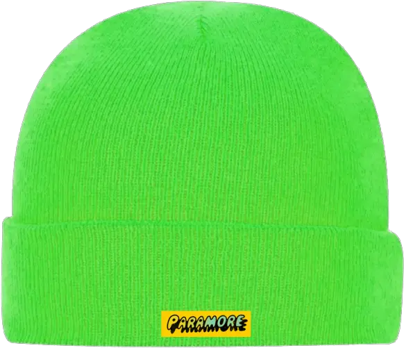 Paramore Neon Beanie Solid Png Paramore Logo