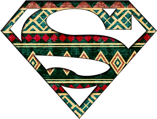 Super Hero African Pattern Superman Decal Png Pictures Of Batman Logos
