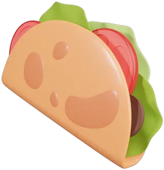 Taco Icon Download In Colored Outline Style Png Burrito Icon