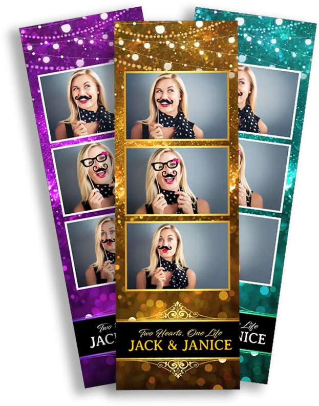 Sparkle Lights Strips Birthday Photo Booth Strip Design Png Glitter Overlay Png