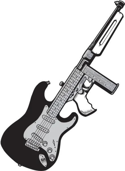Gun Guitar Vector Bass Guitar Png Guitar Vector Png