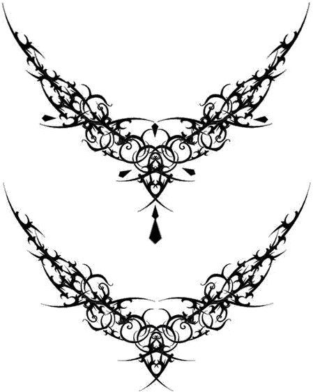 Goth Tattoo Png Image Neck Tattoo No Background Goth Png