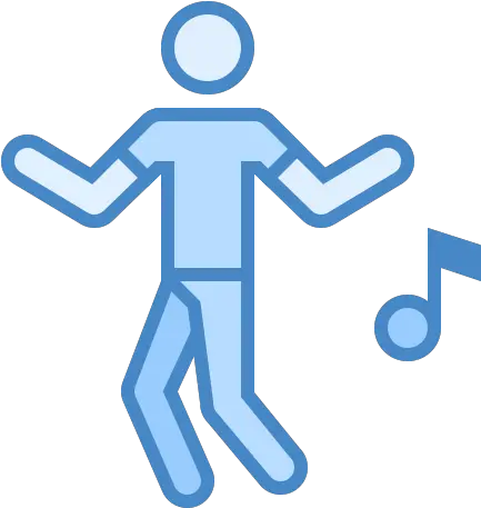 Dancing Icon In Blue Ui Style Dance Icon Blue Png Dancing Icon Png