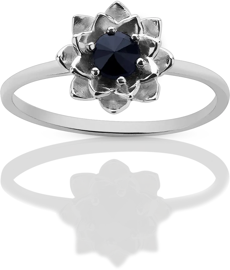 Protea Stacker Ring With Stone Sterling Silver In 2021 Solid Png Garnet Icon