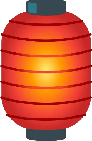 Red Paper Lantern Emoji Cylinder Png Lantern Icon