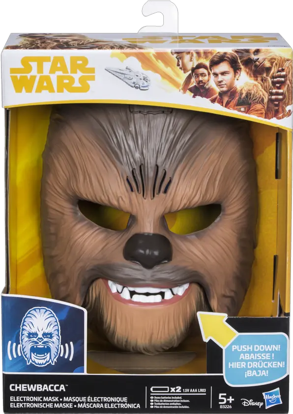 Star Warschewbacca Electronic Mask Star Wars Png Chewbacca Png