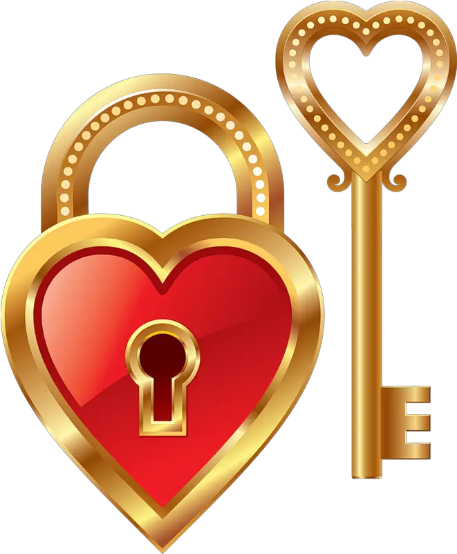 Heart Lock And Key Clipart Heart Key Png Key Clipart Png