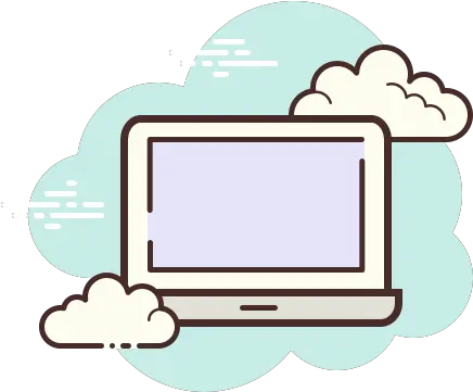 Laptop Icon In Cloud Style Gmail Icon Aesthetic Cloud Png Laptop Icon Png Transparent