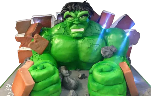 The Incredible Hulk By 3d Cakes Hulk Png Incredible Hulk Logo