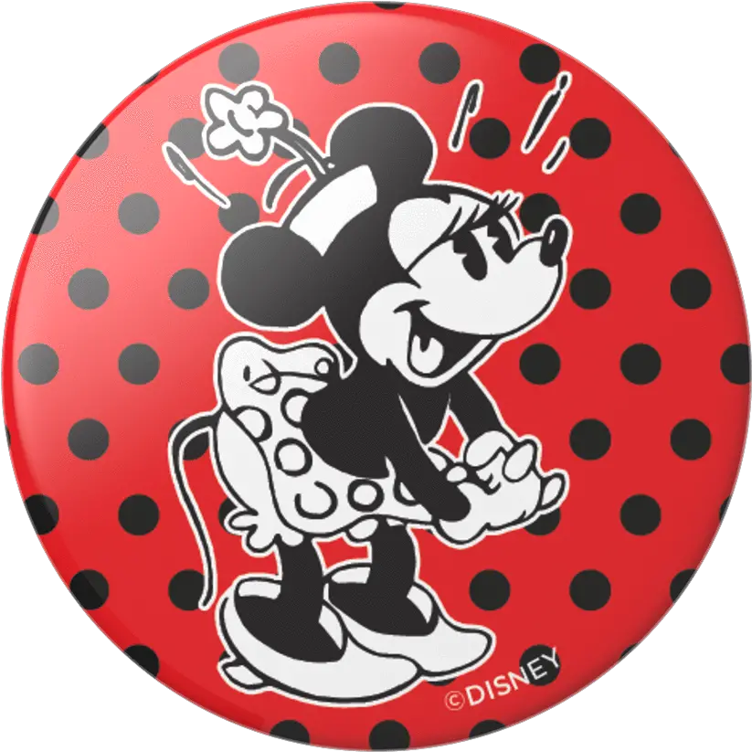 Minnie Polka Dots Pop Socket A Minnie Png Polka Dots Png