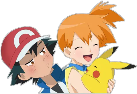 Ash Pikachu And Misty Pokemon Ash Pikachu And Misty Png Ash Ketchum Png