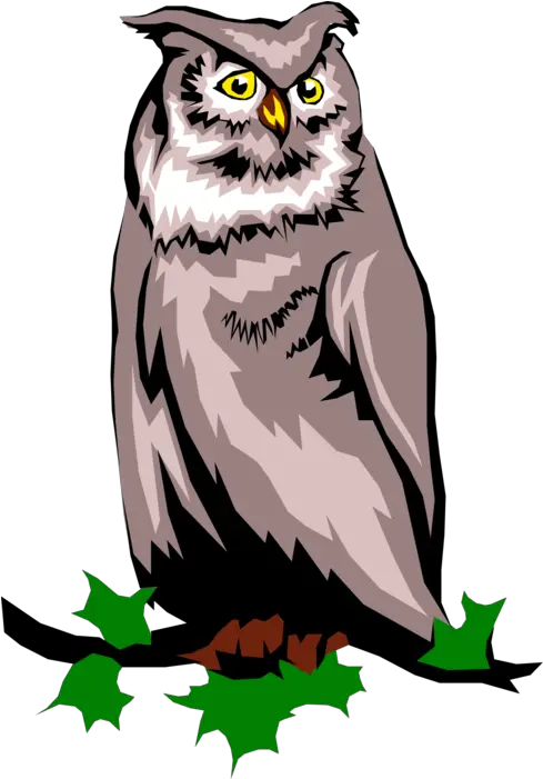 Wise Old Owl Symbol Of Wisdom Vector Image Png Wise Owl Icon