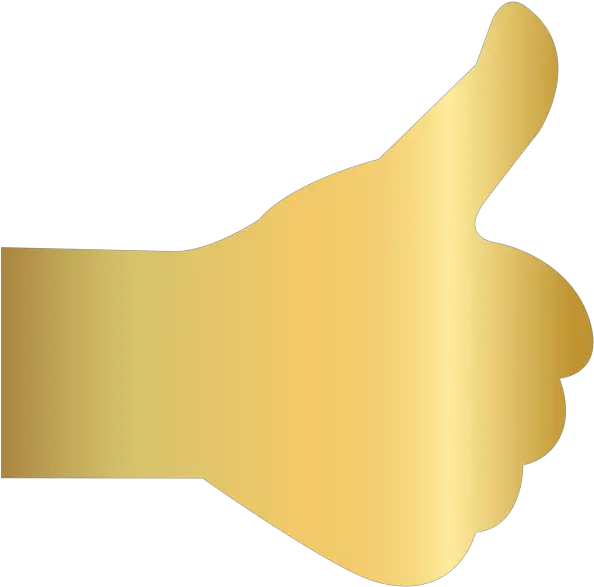 Thumbs Up Clipart Transparent Thumbs Up Gold Png Thumbs Up Transparent Background